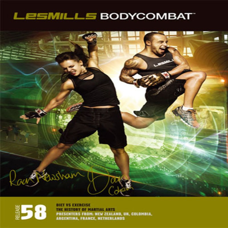 BODYCOMBAT 58 DVD, CD,& Choreo Notes BODY COMBAT 58